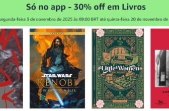 30% OFF EM LIVROS NO APP AMAZON A promoção será aplicada na finalização do pedi…