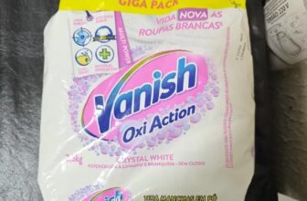 ROUPAS BRANCAS COMO NOVO DE NOVO Vanish Tira Manchas em Pó Crystal White Oxi Act…