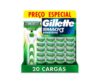 JÁ FAZ O ESTOQUE Gillette Mach3 Sensitive – Carga para Aparelho de Barbear, 20 u…