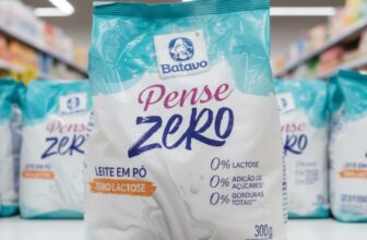 Leite em Pó Desnatado Instantâneo Batavo Pense Zero Sachê 300g DE 27 | POR 17 h…