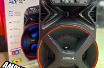 DAR UMA BARUIADINHA NO AMBIENTE NÉ Caixa De Som Amplificada Bluetooth 250w Mondi…