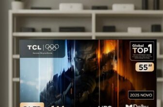 PRA TU ASSISTIR O SHOW DA VIRADA MÊS QUE VEM Smart TV TCL 55″ QLED 4K POR 2.184 …
