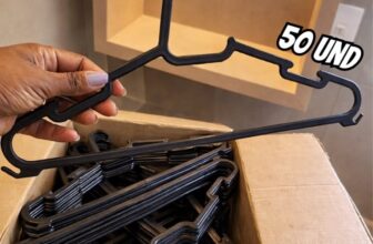 ORGANIZAR TEU GUARDA ROUPA Cabide Adulto Reforçado Kit 50 Unidades DE 50 | POR 2…