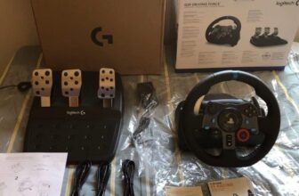 SE SINTA O MAX VERSTAPPEN NO JOGO DE F1 Volante e Pedais Logitech G29 Driving Fo…