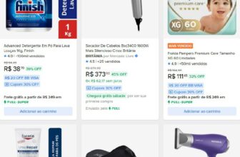 QUEIMA DE ESTOQUEEE  35% OFF SEM MÍNIMO, limitado a R$1.000 OFF Valido para ess…