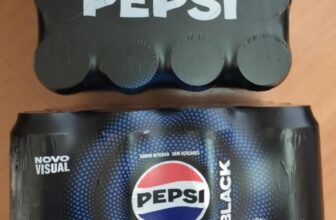 PARA ACOMPANHAR AQUELE DOGÃO Refrigerante Pepsi Zero BLACK, Lata 350ml – Pack 12…