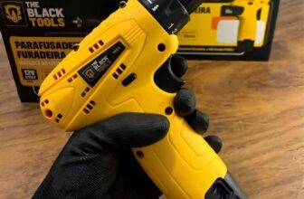 BRINQUEDO DE ADULTO Parafusadeira Furadeira The Black Tools TB12A 3/8 a Bateria …