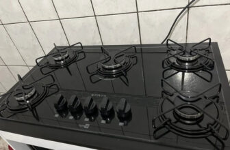 NADA DE DEIXAR O FOGÃO CHEIO DE SUJEIRA Cooktop 5 Bocas Mesa de Vidro Atlas Agil…