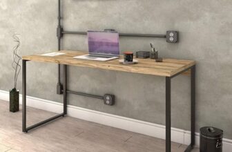 PRO SEU CANTINHO DE TRAMPO/ESTUDO Mesa para Escritório Office Estilo Industrial …