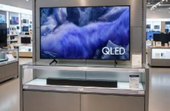 Samsung Combo Vision AI TV 43″ QLED 4K QEF1 2025 + Soundbar POR 1.862 no Pix (o…