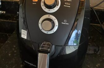 JÁ BASTA SUA CARA OLEOSA Fritadeira sem óleo air fryer 4L Mondial 1500W AFN-40-B…