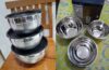 A HERANÇA FAMILIAR AI Kit 3 Bowls Tigelas em Inox com Tampa Plástica Electrolux …