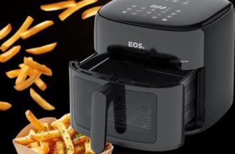 A COZINHA TODA DE GORDURA AINDA? Fritadeira Sem Óleo/Air Fryer EOS Chef Gourmet …