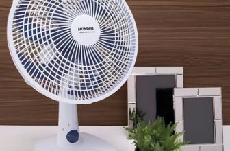 VENTIN PRA ALIVIAR O CALOR Ventilador de Mesa Mondial 220V, 30cm, 6 pás, Super P…