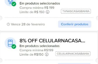MAIS CUPONS, AINDA DISPONÍVEIS  CUPOM ESPECIAL DE ELETRODOMÉSTICOS 8% OFF no si…