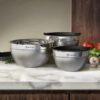 JÁ TREINA PARA SELETIVA DO MASTERCHEF Conjunto 3 Bowls Tigelas Inox Com Tampa Pl…