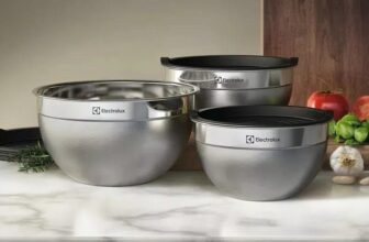 JÁ TREINA PARA SELETIVA DO MASTERCHEF Conjunto 3 Bowls Tigelas Inox Com Tampa Pl…