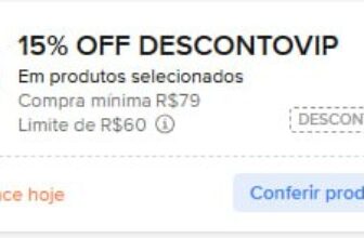 VOLTOU O CUPOM ML 15% OFF, Limite de R$ 60 OFF CUPOM: DESCONTOVIPAtive aqui e p…