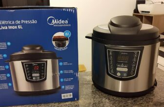 Midea Panela de Pressão Elétrica 6L Digital, 220v DE 529 | POR 274,55 EM 6X Apl…