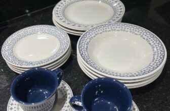 LINDISSIMO! Aparelho De Jantar 20 Peças Luna Biona DE 313 | POR 187 até 6x CUPOM…