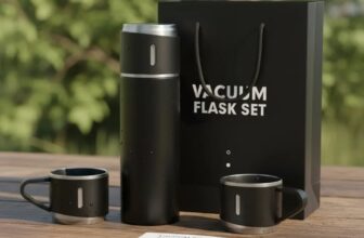 Garrafa Térmica 500ml Com Kit 3 Xícara POR 27,99 https://meli.la/2bm8uJh…