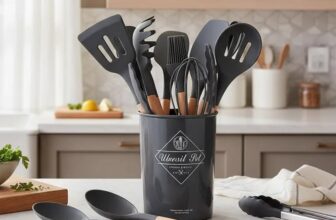 SEM RISCAR SEU TEFLON Kit 12 Utensílios De Cozinha Silicone DE 69 | POR 34,99 ht…