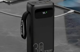 CARREGA TUDO Power Bank 30.000mah Ultra Potente Turbo Carregador Portátil Pd 22….