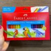 AULINHAS VOLTANDO NÉ?! Canetinha Hidrográfica com 24 Cores Faber-Castell DE 38,8…