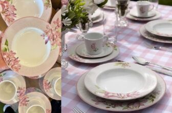 Aparelho de Jantar Tramontina Poème em Porcelana Decorada 20 Peças DE 336 | POR…