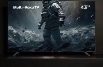 Smart TV Multi Roku 43″ DLED FHD POR 966,35 no Pix Resgate o cupom de R$ 100 OF…