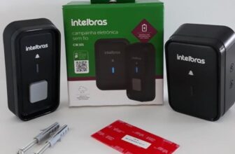 PRAS CRIANÇA APERTA E SAIR CORRENDO  Campainha Sem Fio Com Bateria CIB 101 Intel…