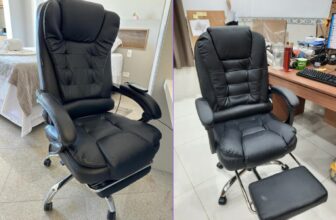 PRA TUA POSTURA NÃO FICAR IGUAL UM  Cadeira Escritório Presidente Confortável Co…