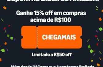 NOVO CUPOM AMAZON  15% OFF acima de R$ 100, Limite R$ 50 OFF Cupom:  CHEGAMAIS …