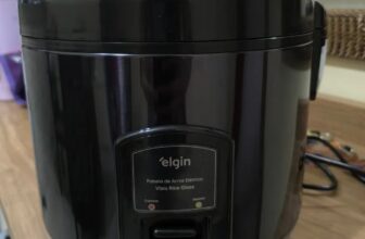 SEM QUEIMAR O ARROZINHO Panela De Arroz Visio Rice Glass Elétrica 700w Elgin DE …