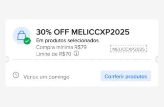 NOVO CUPOM NO MERCADO LIVRE 30% OFF no site em compras a partir de R$79, Limite…