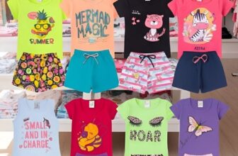 PAIS DE MENINA NO GRUPO? Kit 12 Peças Roupa Infantil Menina Verão DE 140 | POR 8…