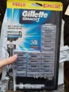 LISINHO ATÉ ANO QUE VEM Carga para Gillette Mach3 Sensitive 16 unidades DE 125 |…