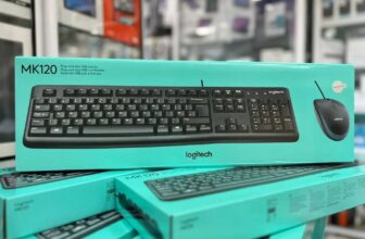 FACILITAR TEU TRAMPO/ESTUDO Combo Teclado e Mouse com fio USB Logitech MK120 DE …