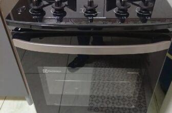 PRONTIN PRA POR NO TEU AP NOVO   Fogão 4 Bocas Electrolux Cinza c/ Tripla Chama …