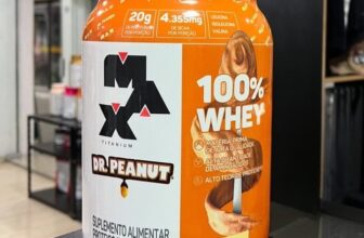 100% Whey Max Titanium x Dr. Peanut (900g), Sabor Doce de Leite DE 146,05 | POR…