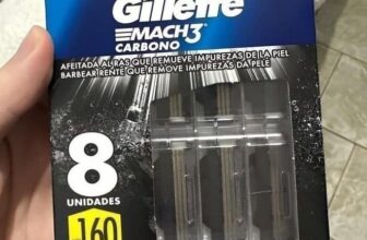 COMBÃO DE CABECINHA 8 Unid. Refils Para Barbear Gillette Mach3 POR 40,99 https:/…