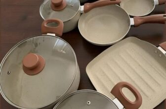 O ALMOÇO DE NATAL JÁ TA GARANTIDO Jogo com 8 Panelas Antiaderentes de Cerâmica B…