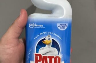 AQUELA GERAL NO SEU BANHEIRO Pato Limpador Sanitário Gel Desinfetante 500ml DE 1…
