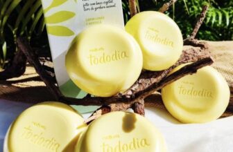 Caixa 5 Sabonetes Natura Capim Limão e Hortelã DE 34 | POR 22,68 https://meli.l…