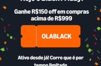 NOVO CUPOM AMAZON  CUPOM: OLABLACK  $150 OFF em compras acima de R$ 999.  https…