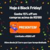 NOVO CUPOM AMAZON  15% OFF em compras a partir de $180. Cupom: PRESENTEBF https…