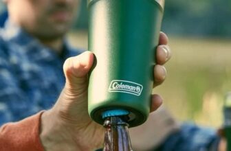 STANLEY ECONOMICO Copo Térmico com Tampa 600ml Coleman DE 91 | POR 47 NO PIX Apl…