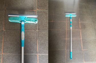 JURO, ISSO É MUITO PRÁTICO Mop Limpa Vidros Microfibra Cabo Extensível Refil Lav…