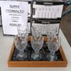 Jogo De Taças Diamante De Vidro 6 Peças 340ml POR 34,72 (5,78 Cada Taça) https:…