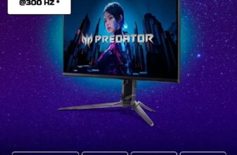 HOJE É DIA DE MONITORZADA Monitor Gamer Acer Predator 24,5″ Full Hd 300hz 1ms DE…